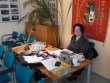 Květa Drahokoupilová u svého režijně-technického stolu (2012)